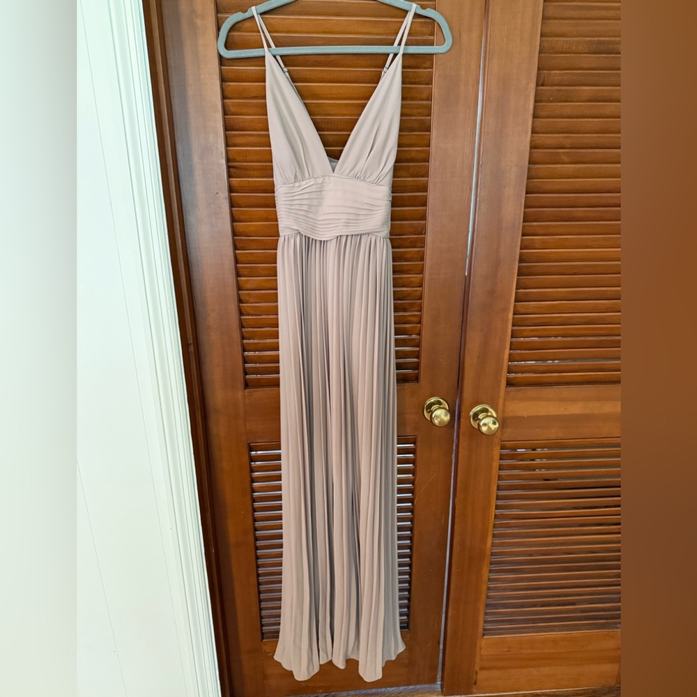 Lulu's Soft Beige Dress